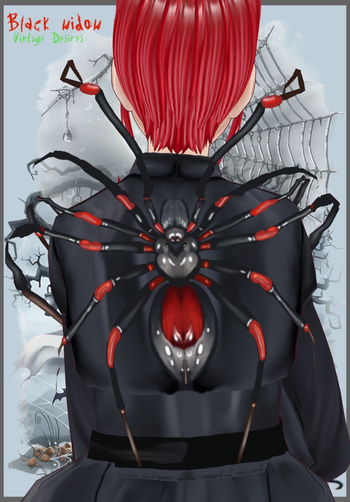 Black Widow Queen Cosplay Gothic Halloween