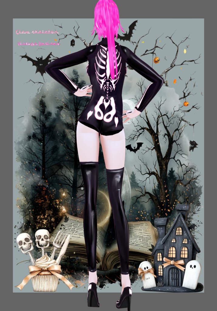 Glow Skeleton Sexy Cosplay