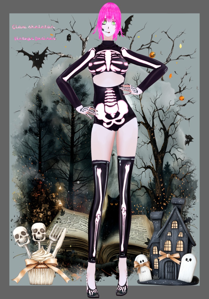 Glow Skeleton Sexy Cosplay