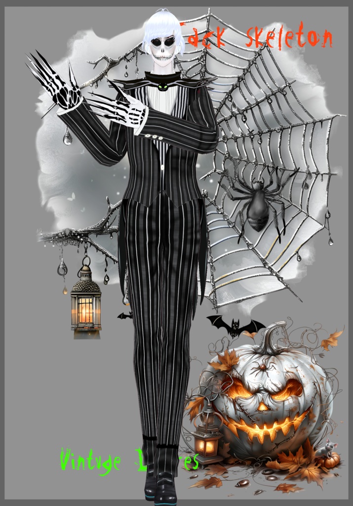 Jack Skeleton Classic Movie Cosplay