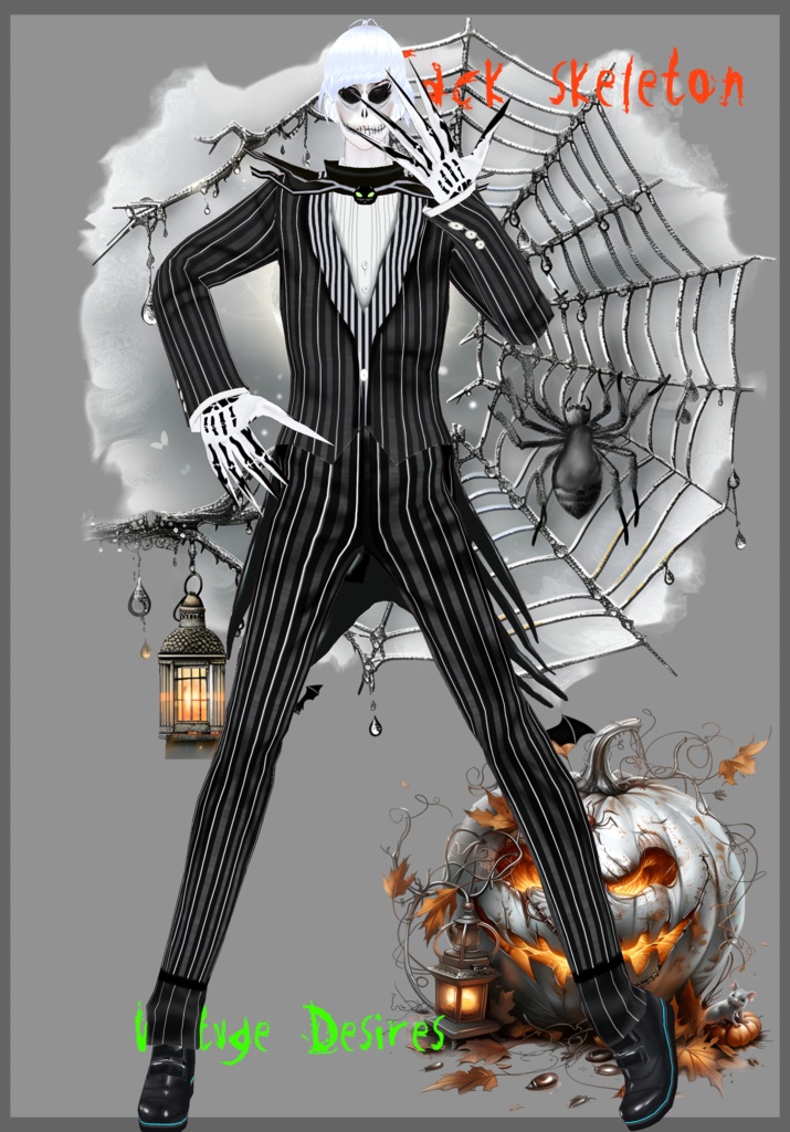Jack Skeleton Classic Movie Cosplay