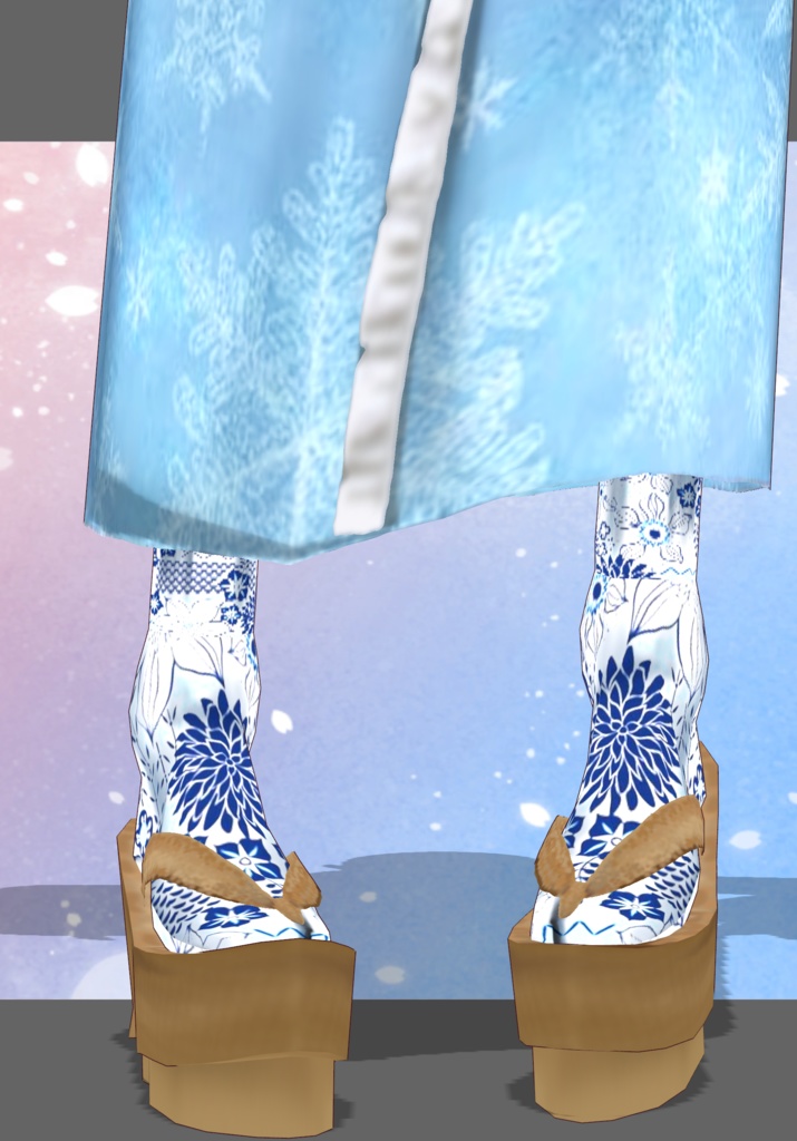 Waves & Snowflakes Winter Kimono. Tradition Meets Modern