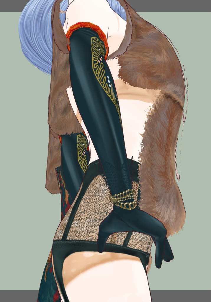 DarkTealGreen Qipao Set                             Vintage Shanghai Singer