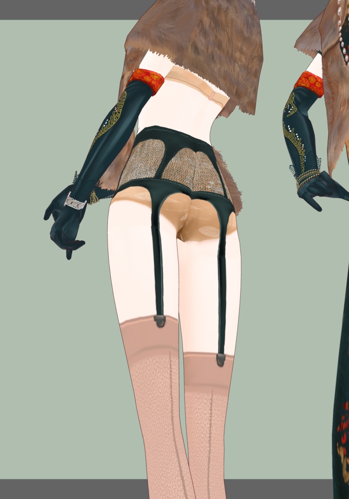 DarkTealGreen Qipao Set                             Vintage Shanghai Singer