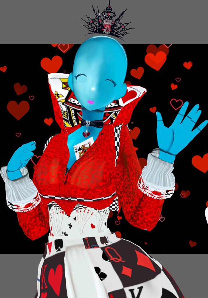 Queen Of Hearts Vintage Fairytale Alice In Wonderland