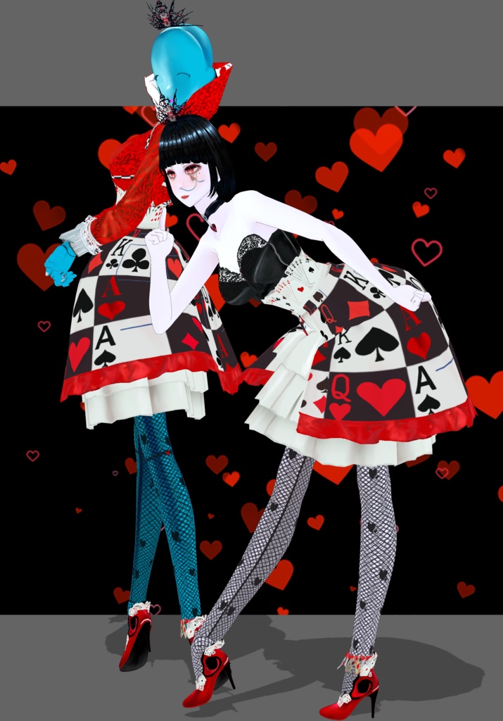 Queen Of Hearts Vintage Fairytale Alice In Wonderland