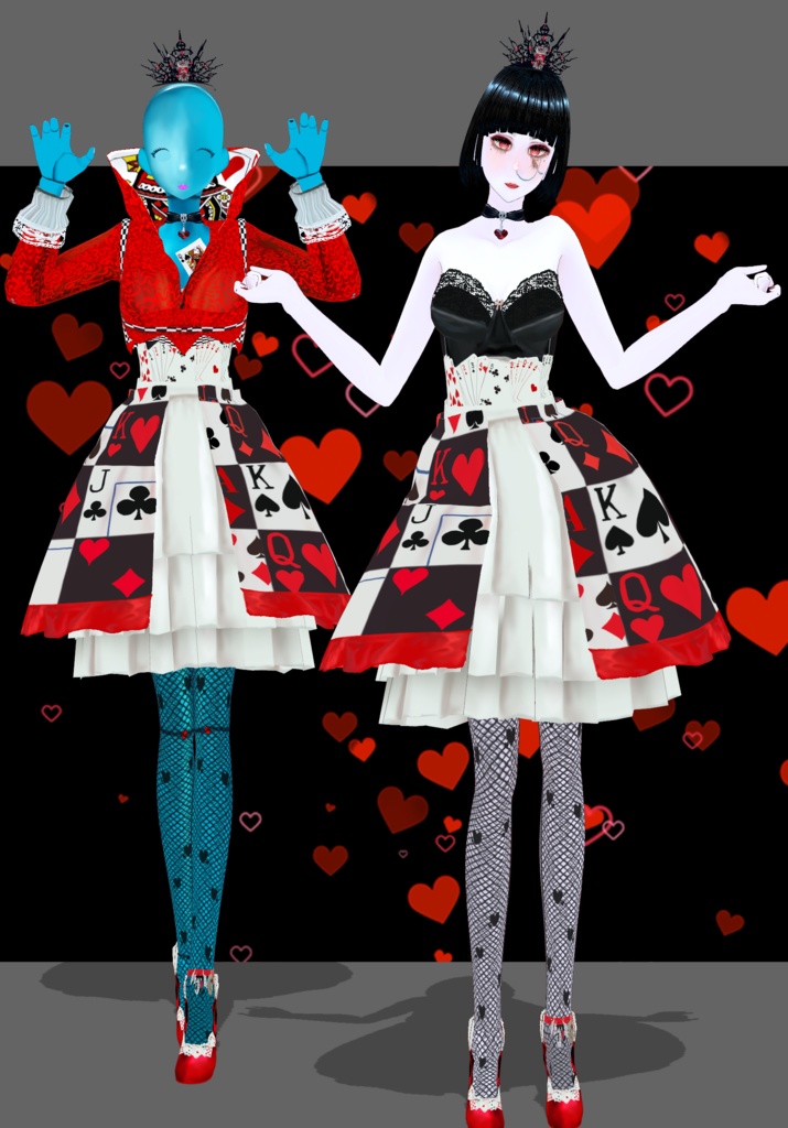 Queen Of Hearts Vintage Fairytale Alice In Wonderland