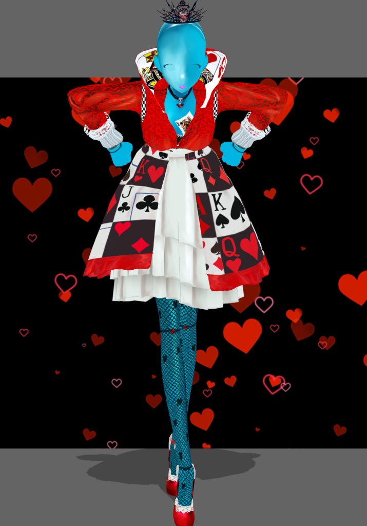 Queen Of Hearts Vintage Fairytale Alice In Wonderland