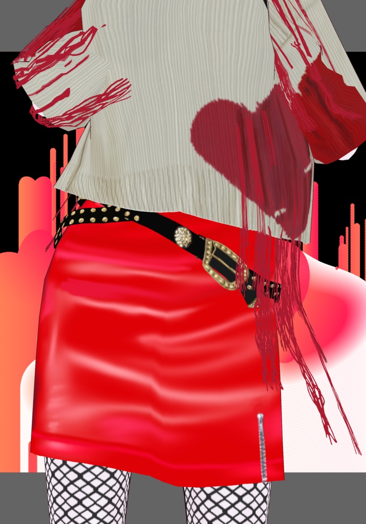 80s HeartDrip Set. Vintage 80s Punk Rock