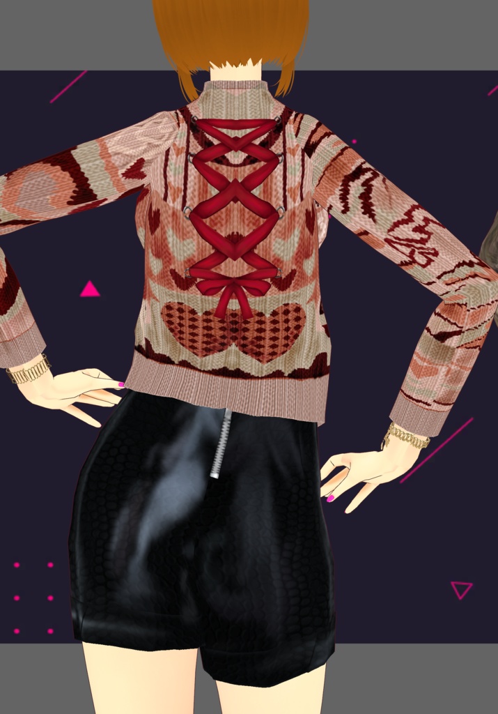 Faux My Heart. 80s Winter Club wear