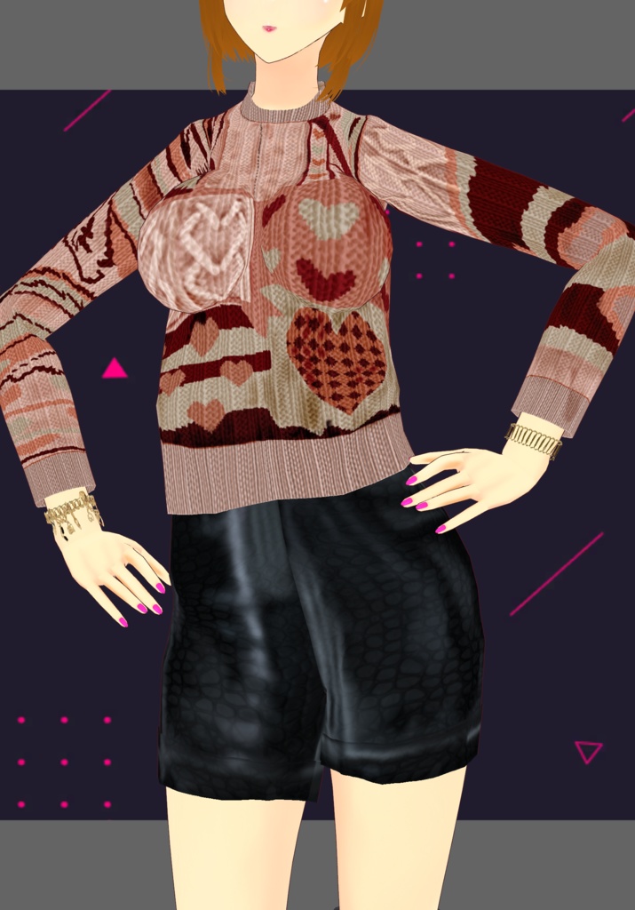 Faux My Heart. 80s Winter Club wear