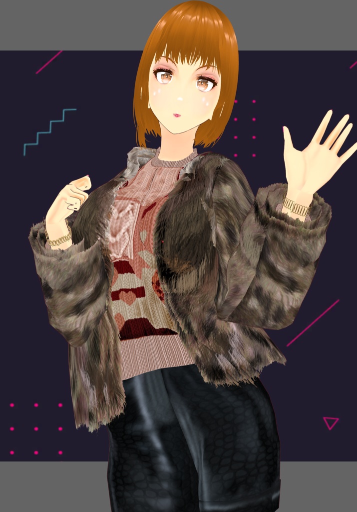 Faux My Heart. 80s Winter Club wear