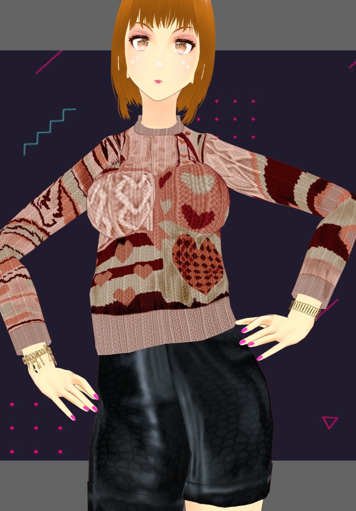 Faux My Heart. 80s Winter Club wear