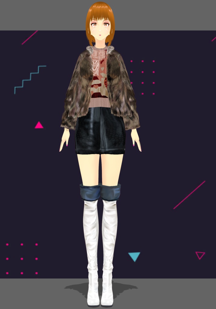 Faux My Heart. 80s Winter Club wear