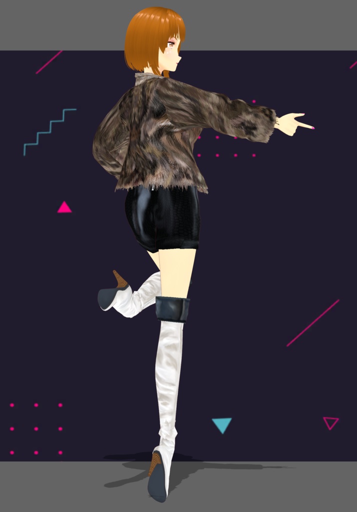 Faux My Heart. 80s Winter Club wear