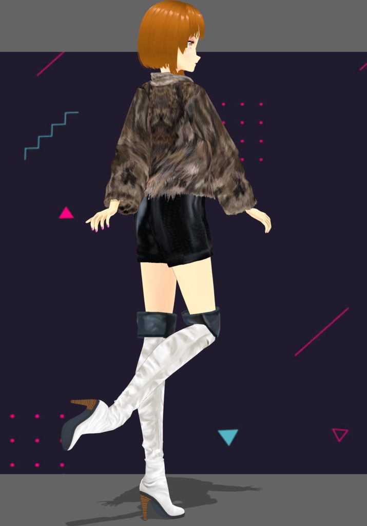 Faux My Heart. 80s Winter Club wear