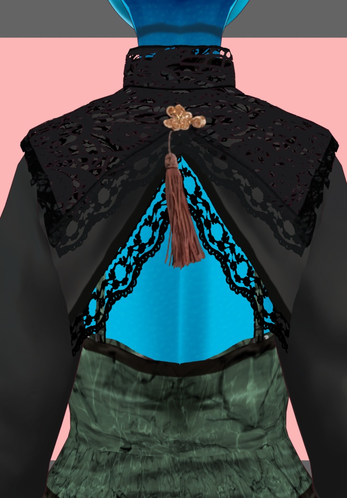 SnakeIn Grass Set. Chinese Gothic Lolita