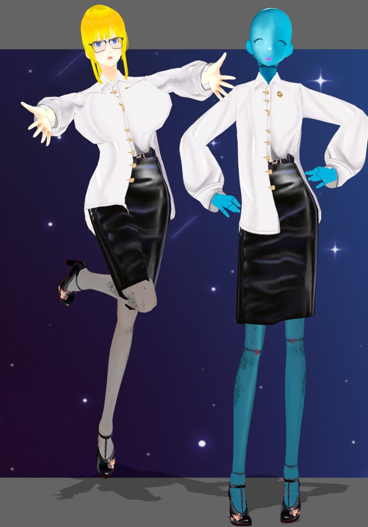 White&Leather Business Chic