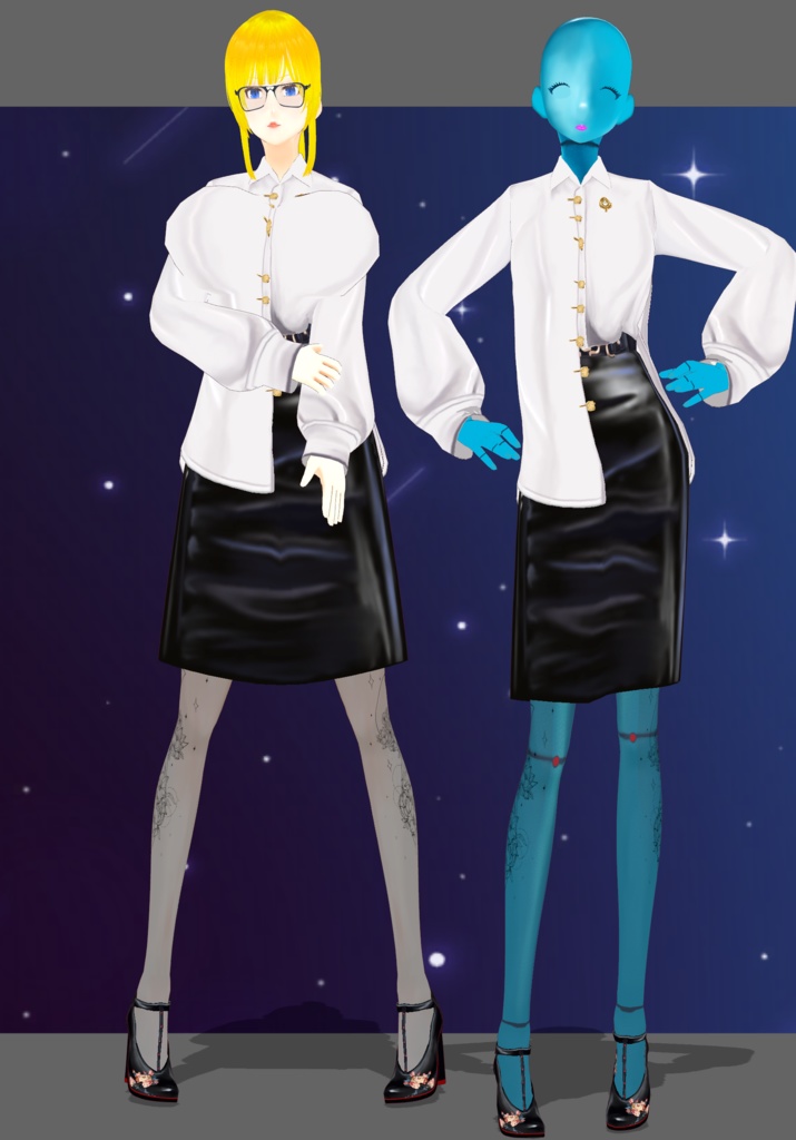 White&Leather Business Chic