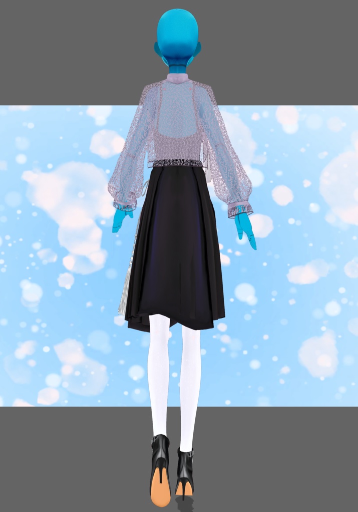 Lilac&Black Dress Set