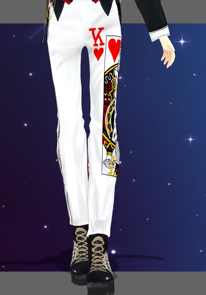 Rebel King OF Hearts.    Vintage Fairytales Alice In Wonderland