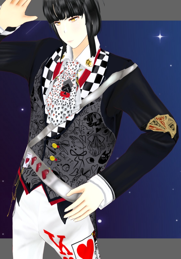 Rebel King OF Hearts.    Vintage Fairytales Alice In Wonderland