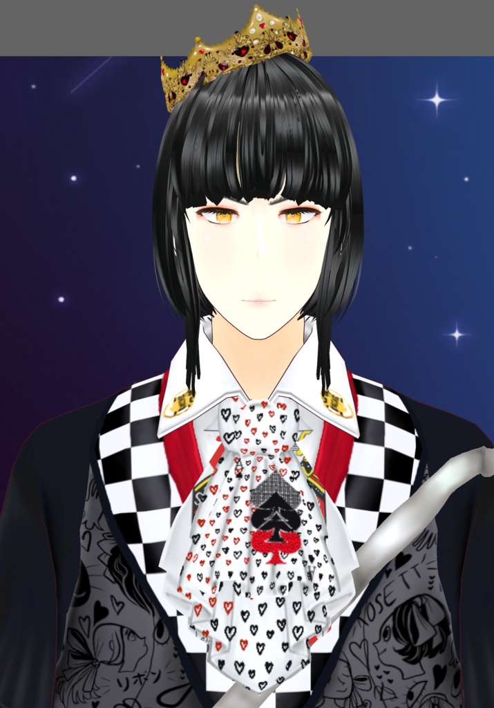 Rebel King OF Hearts.    Vintage Fairytales Alice In Wonderland