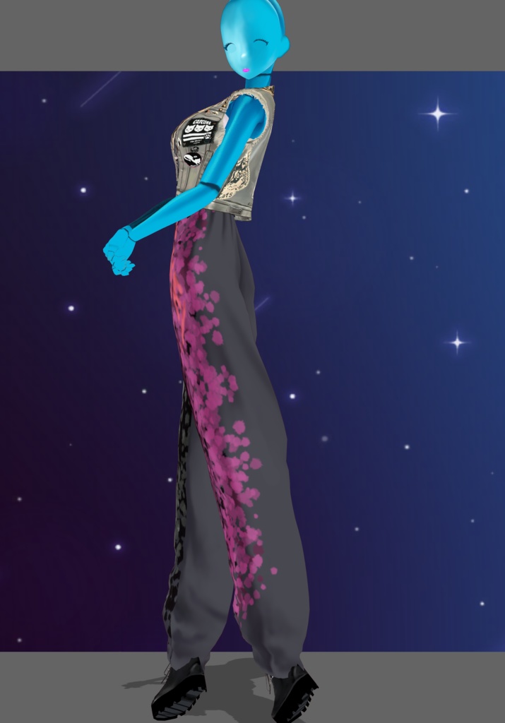 Punk Jumper and Cat Vest Set