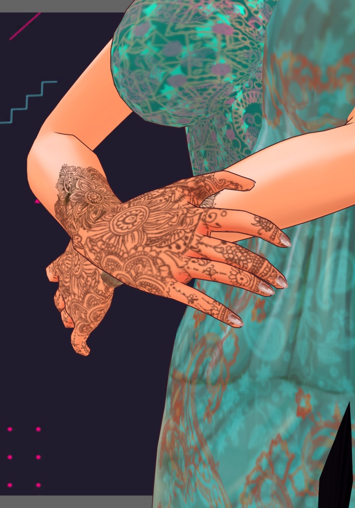 TealBunchPrintSharara Saree. Traditional Indian