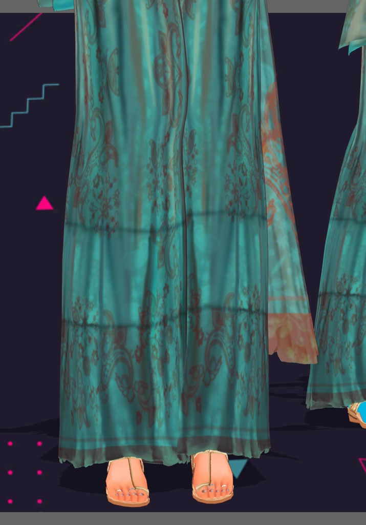 TealBunchPrintSharara Saree. Traditional Indian