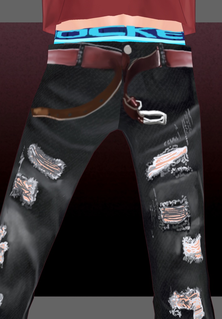 PunkLipHairChain Set.     PunkGrunge