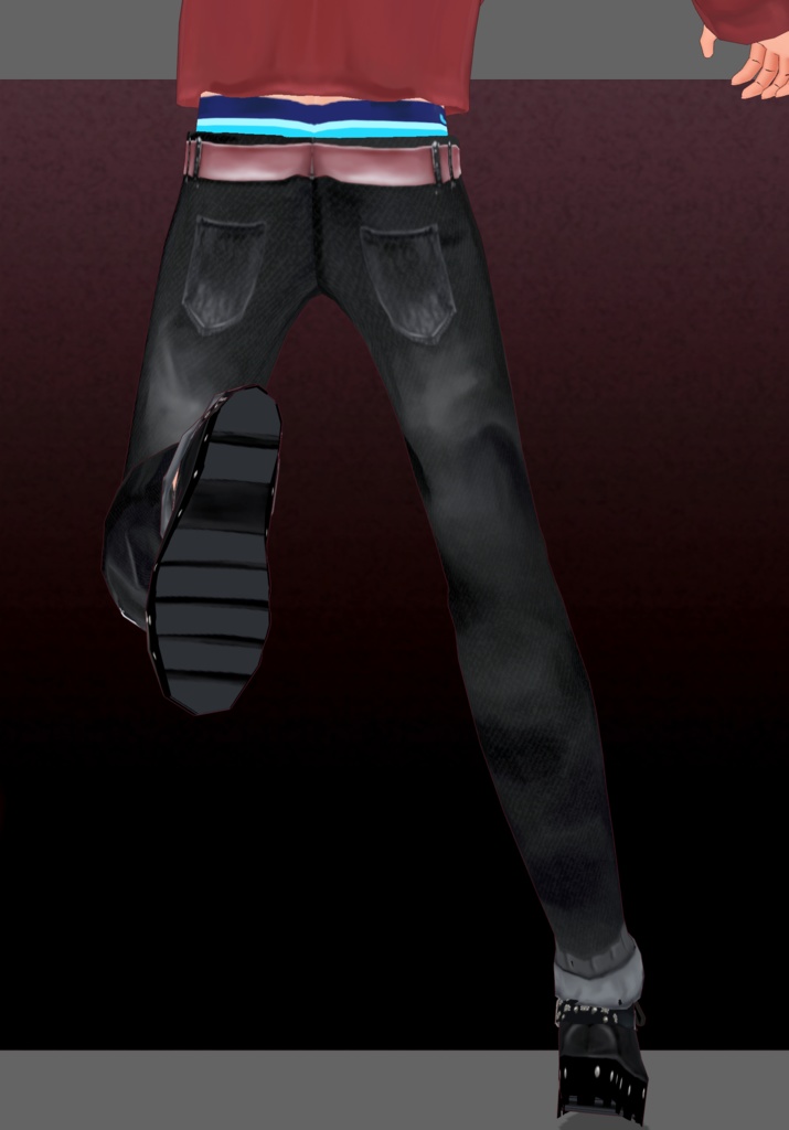 PunkLipHairChain Set.     PunkGrunge