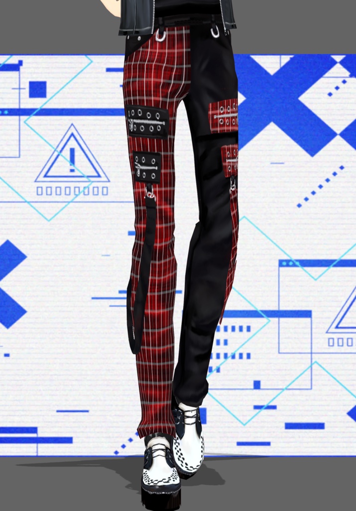 PunkShutterPlaid. Vintage PunkRock