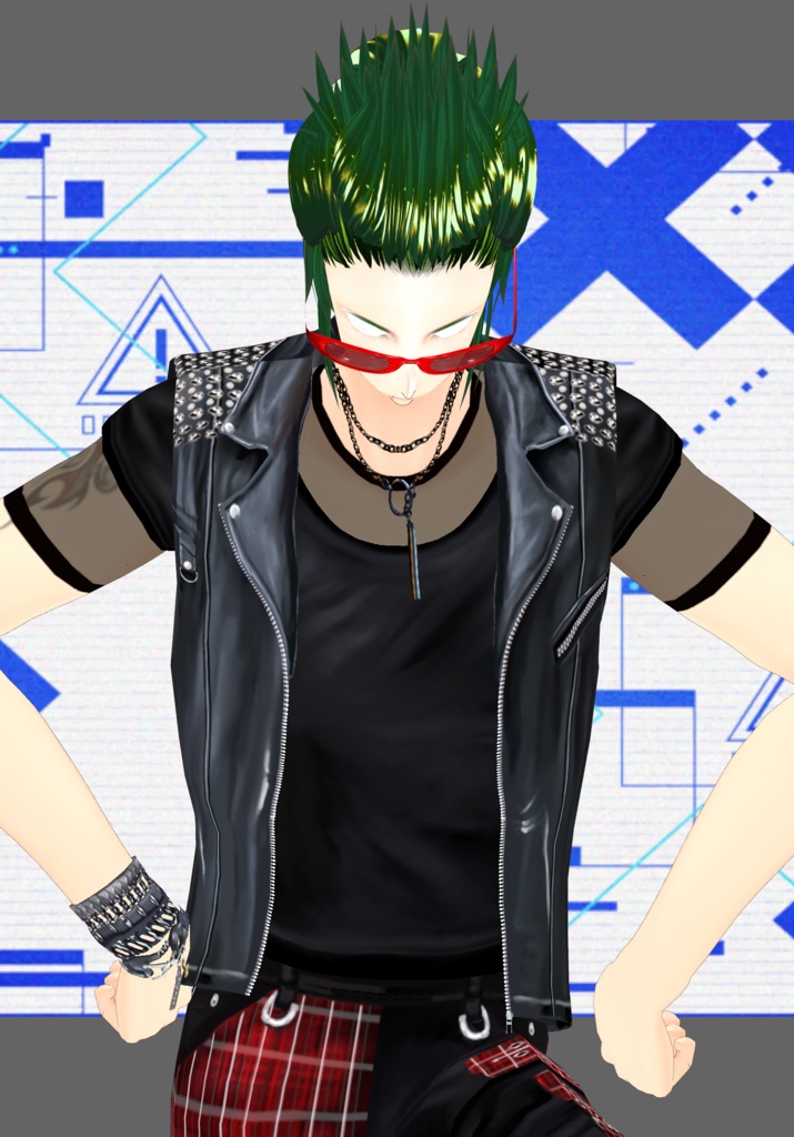 PunkShutterPlaid. Vintage PunkRock