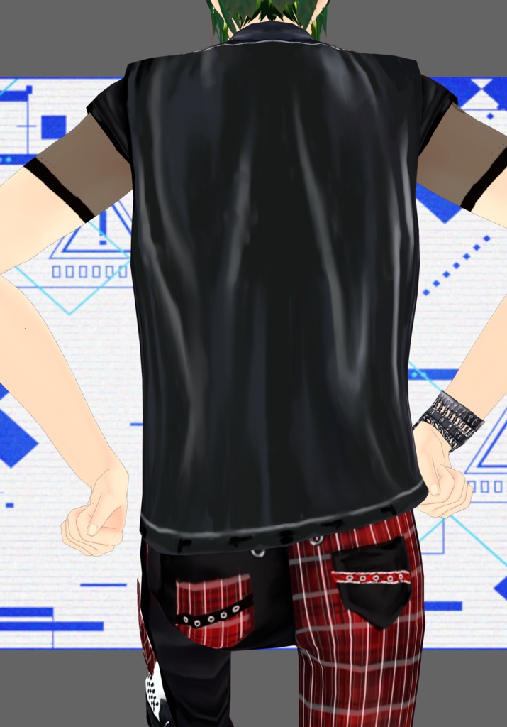 PunkShutterPlaid. Vintage PunkRock