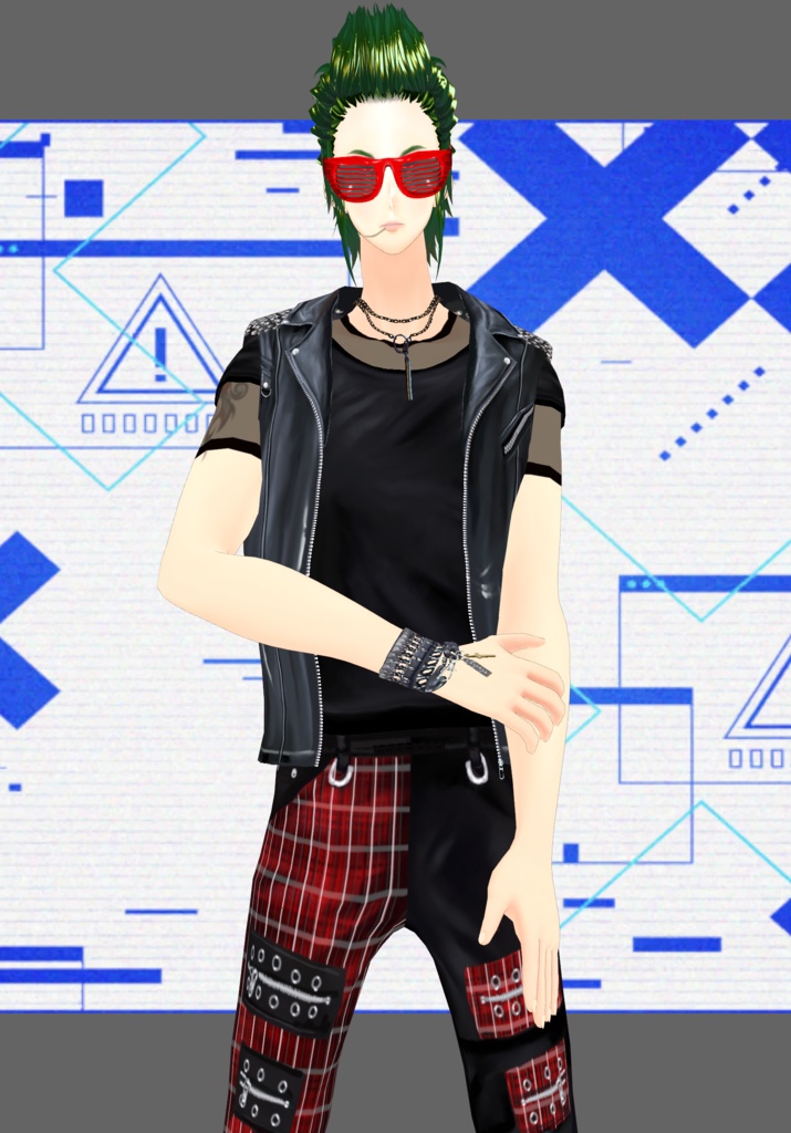 PunkShutterPlaid. Vintage PunkRock