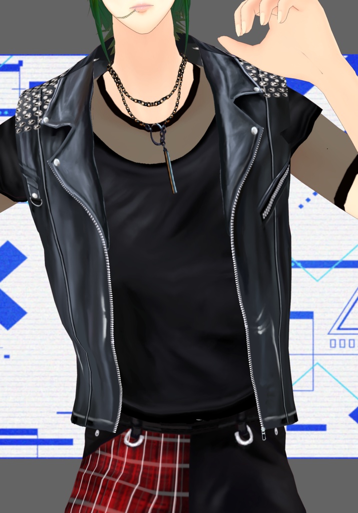 PunkShutterPlaid. Vintage PunkRock