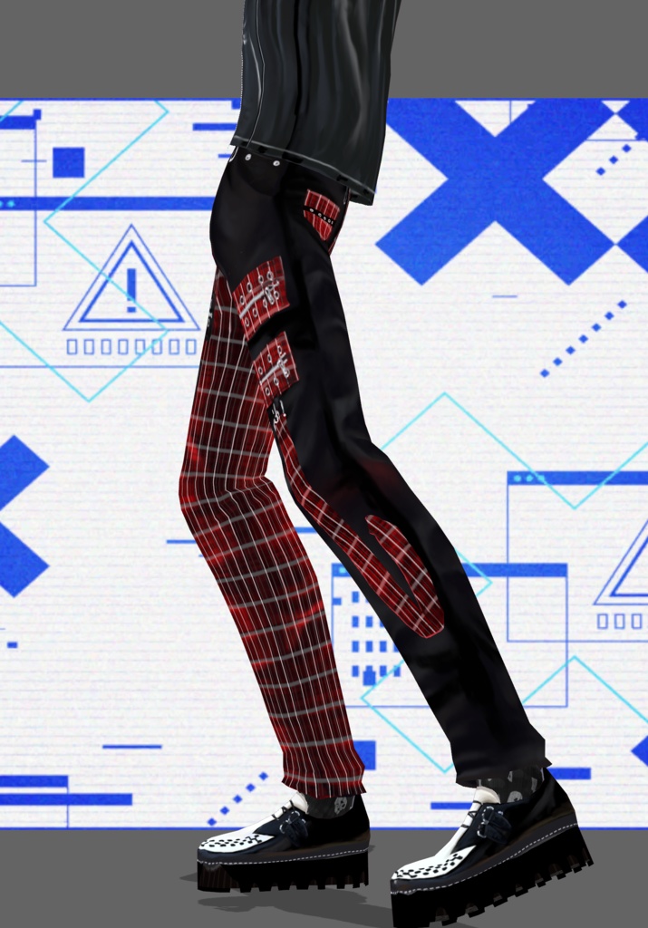 PunkShutterPlaid. Vintage PunkRock