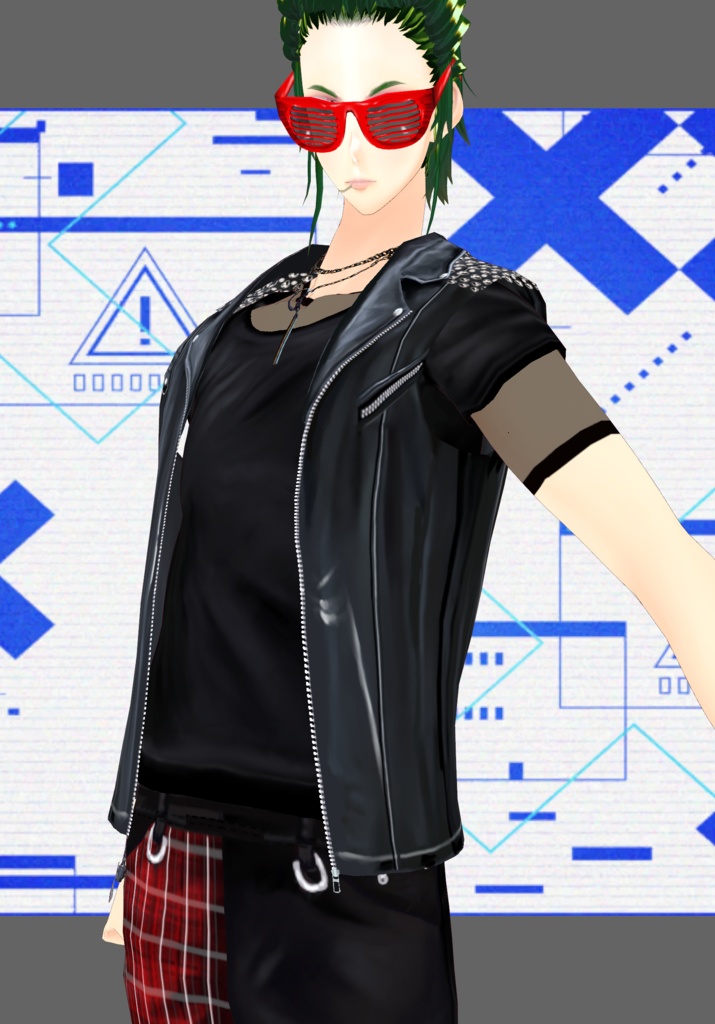 PunkShutterPlaid. Vintage PunkRock