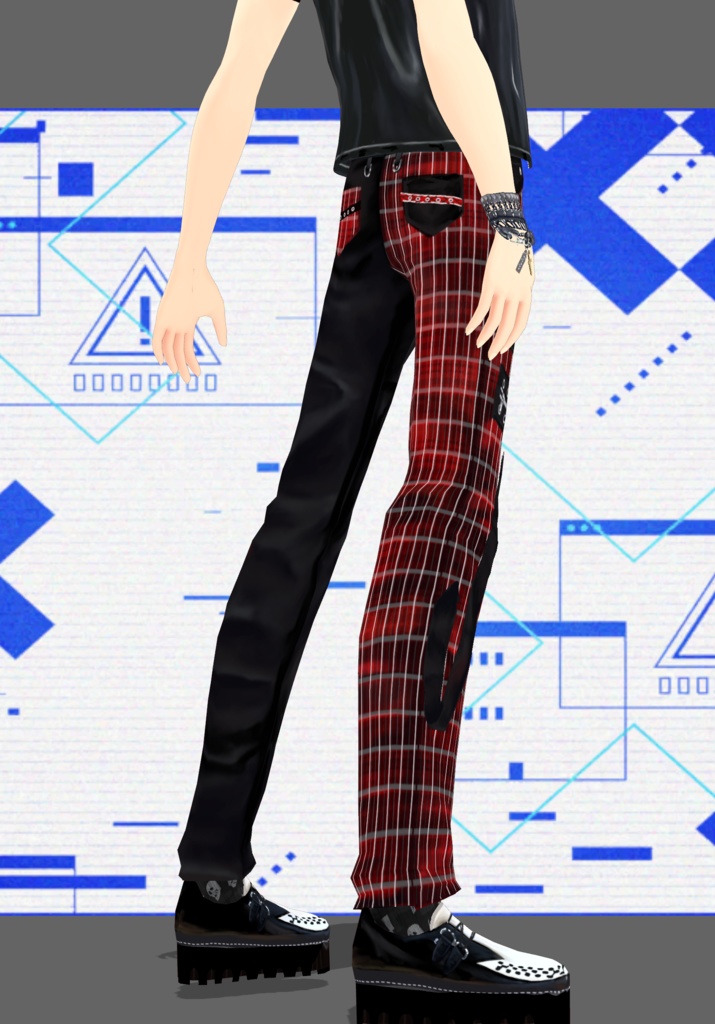 PunkShutterPlaid. Vintage PunkRock