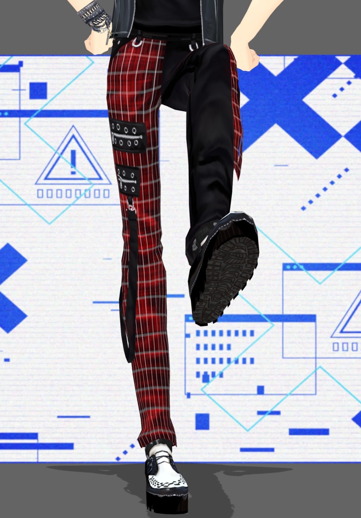 PunkShutterPlaid. Vintage PunkRock