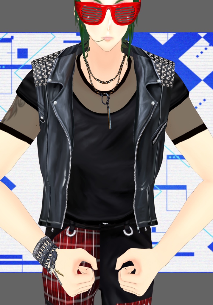 PunkShutterPlaid. Vintage PunkRock