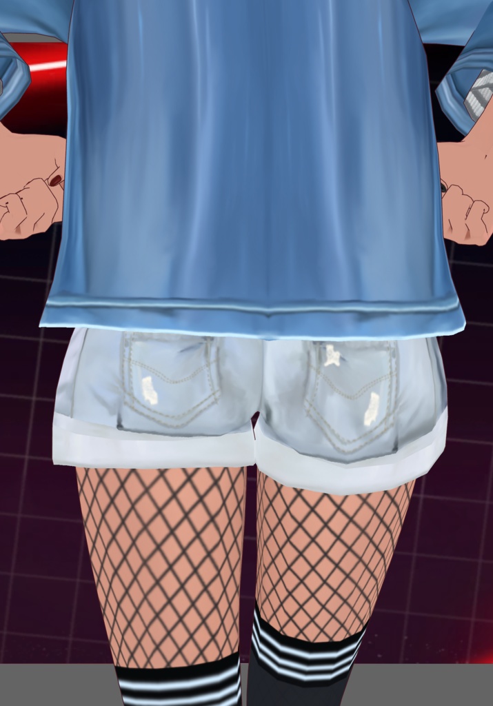 StripesNDenimRip Set.   90s Grunge Fashion