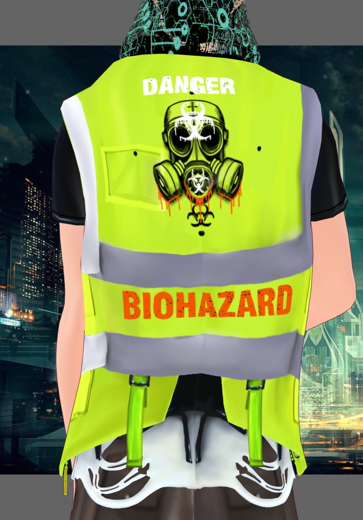 HazardCyberTech Set.    Vintage Cyberpunk & Techwear