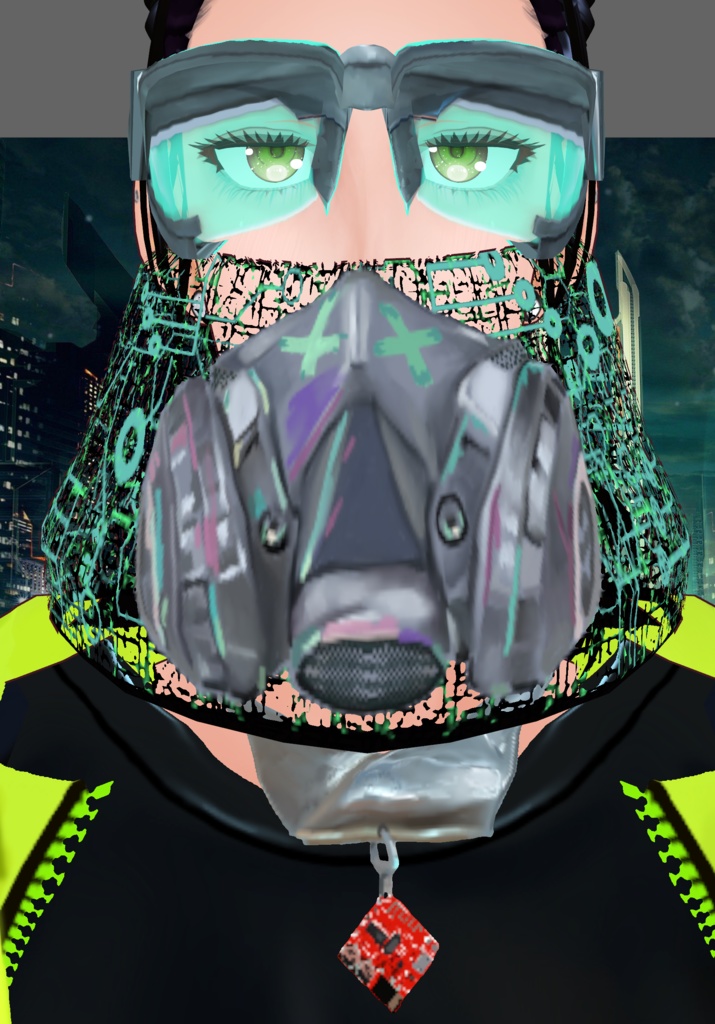 HazardCyberTech Set.    Vintage Cyberpunk & Techwear