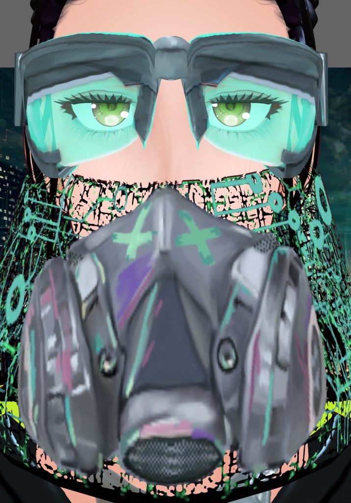 HazardCyberTech Set.    Vintage Cyberpunk & Techwear