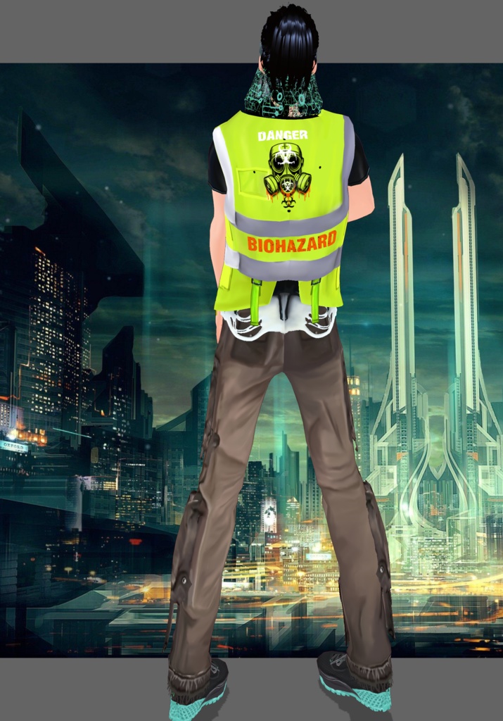 HazardCyberTech Set.    Vintage Cyberpunk & Techwear