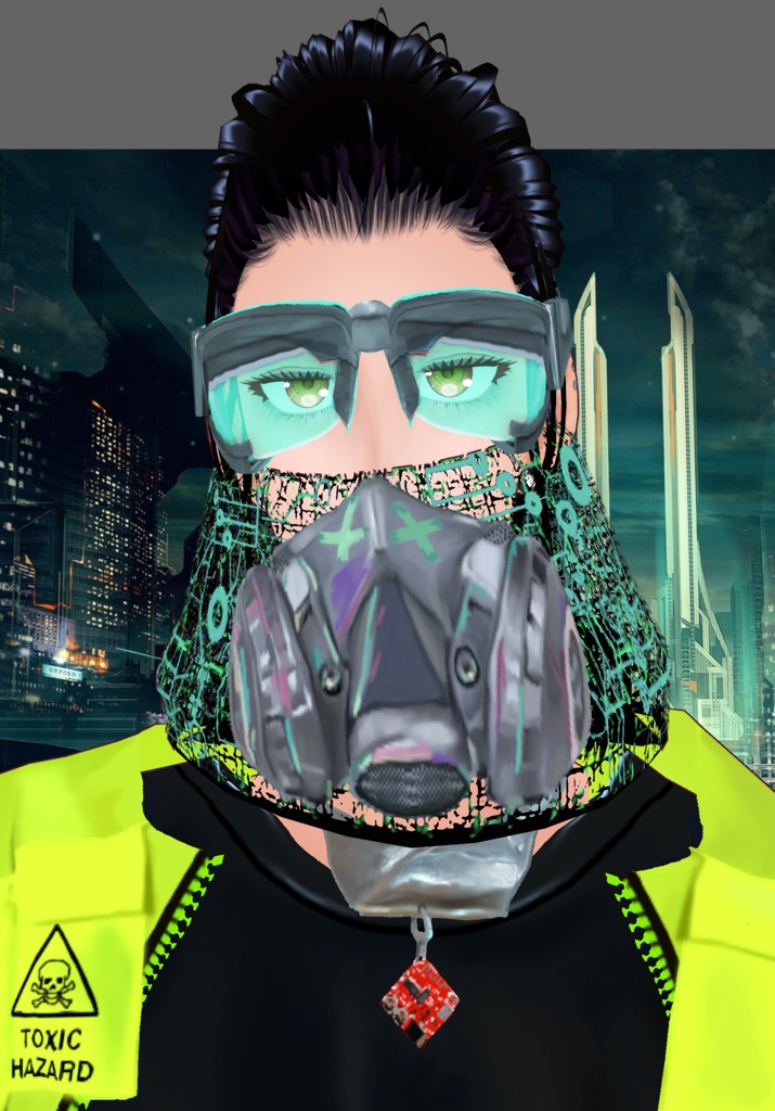 HazardCyberTech Set.    Vintage Cyberpunk & Techwear