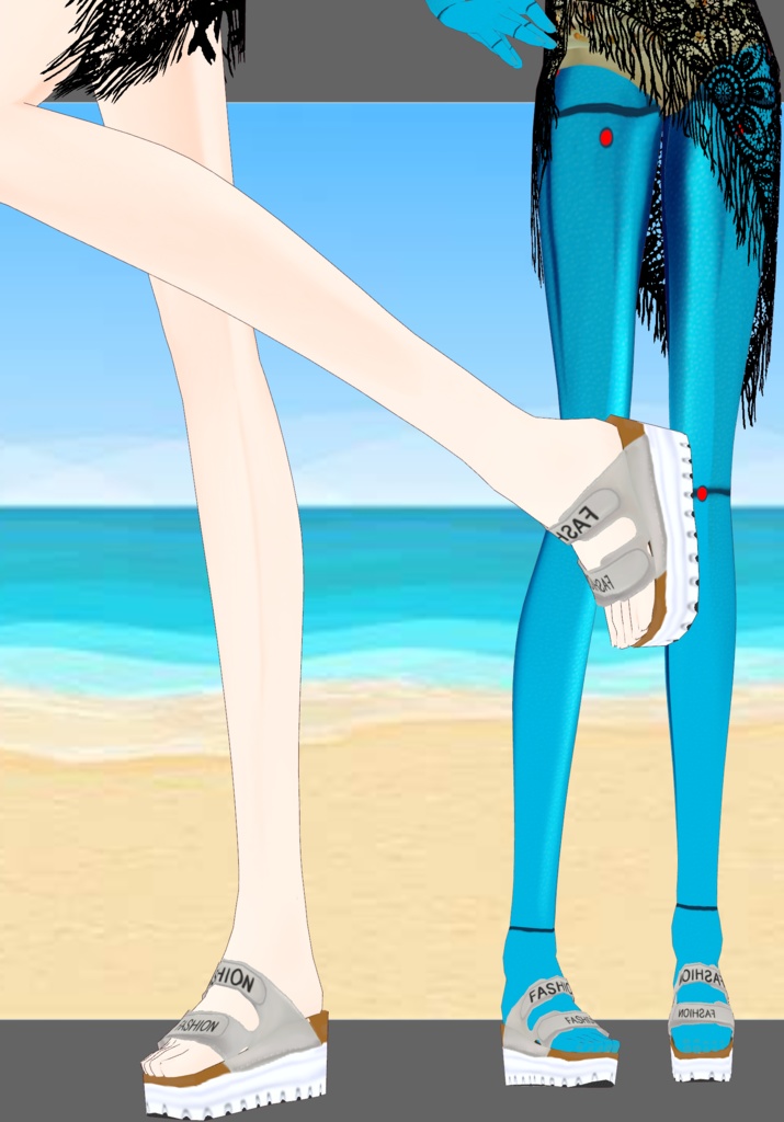 Seafoam Floral Swimsuit Set