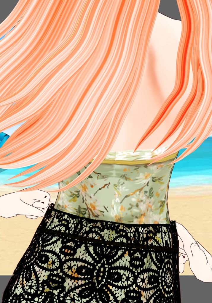 Seafoam Floral Swimsuit Set